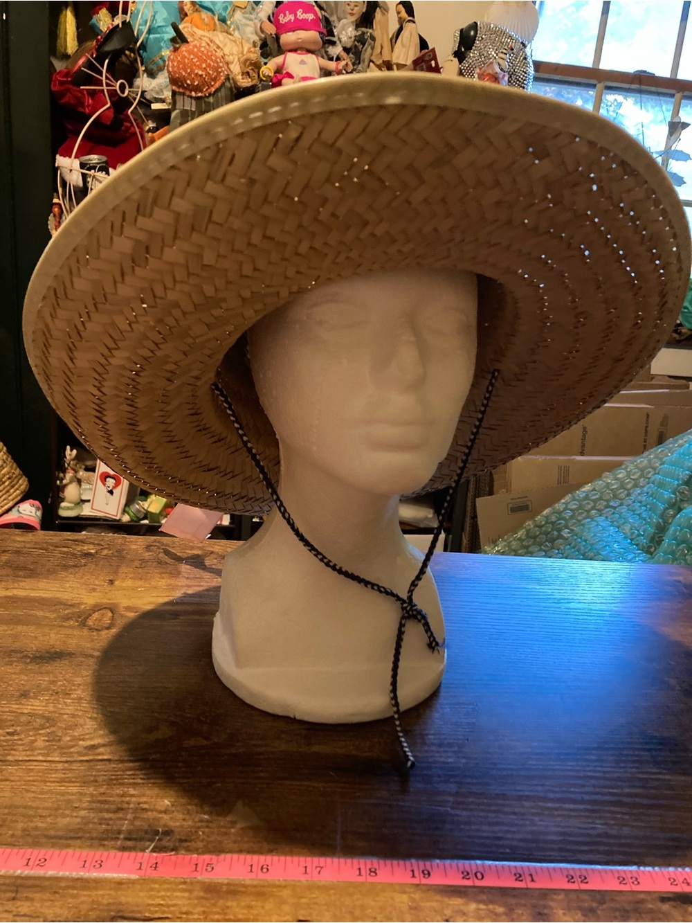 Women's straw hat from Mexico - Picture 2 of 7